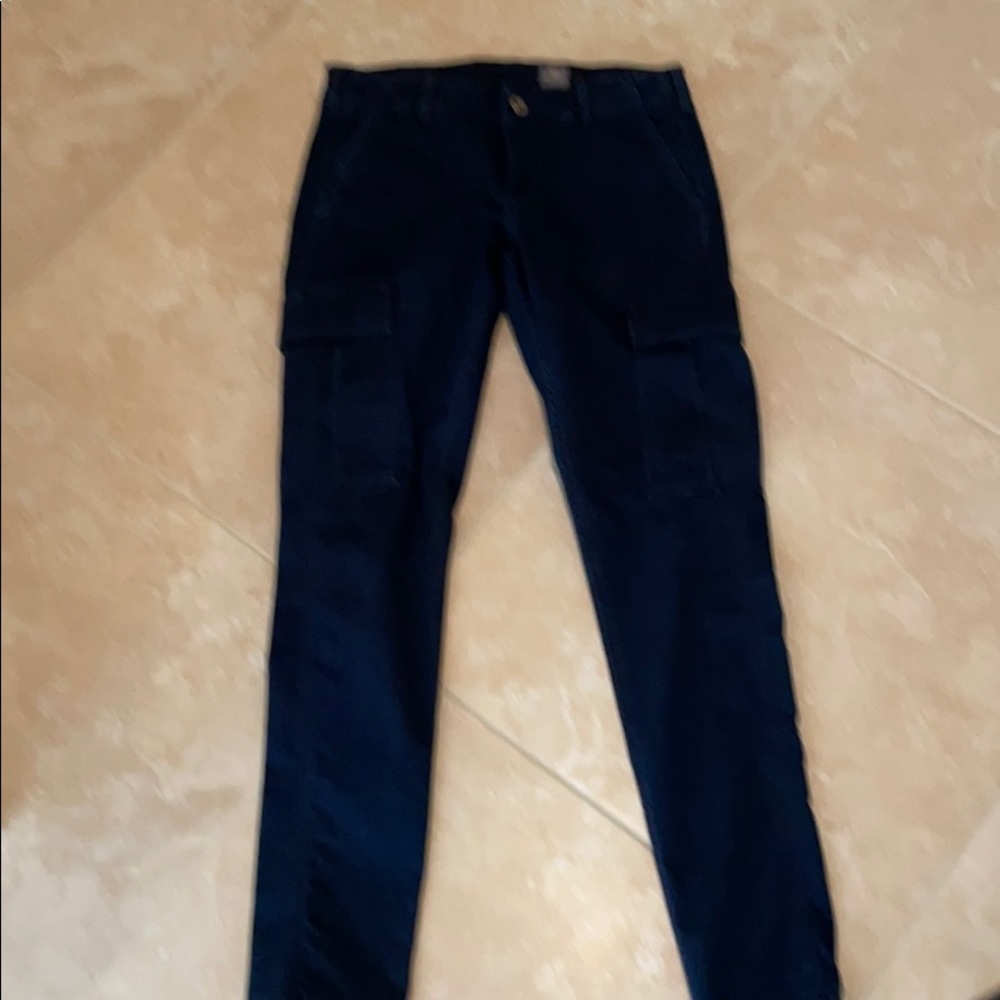 AG Jeans dark denim cargo jean. Size 28.